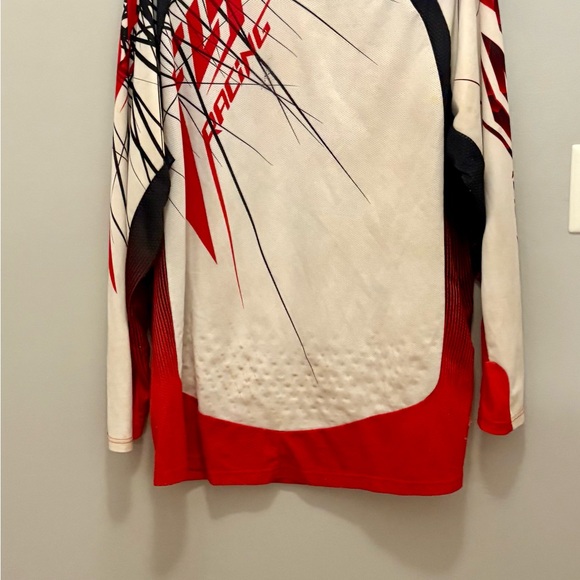 Fly Racing Red and White Men's Jersey - Picture 6 of 8